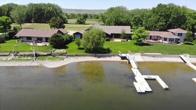Back view w/dock