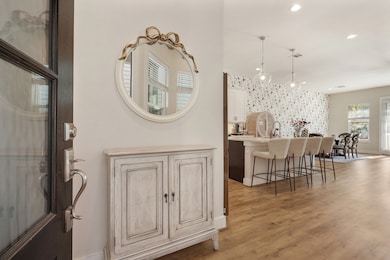 View from the front door and open floor plan
