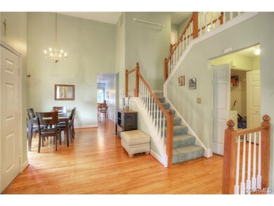 Stunning Open Concept Foyer featuring 2 story Vaul
