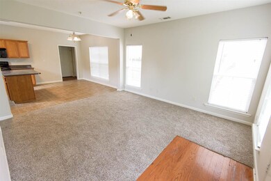 Open floor plan, from the front great room to the 