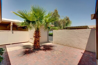 Large front courtyard