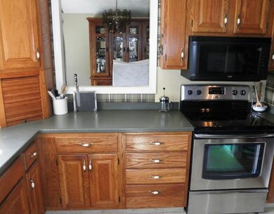 Kitchen. Corian Counter Tops - Stainless Appliance