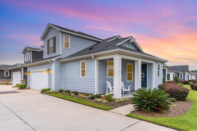 View of front of home with a porch