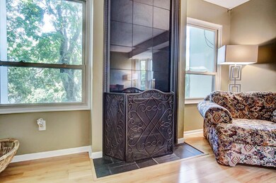 Cozy fireplace!