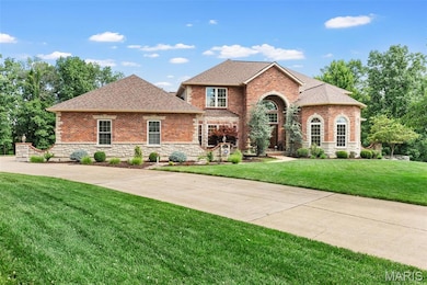 3 sides brick, custom home