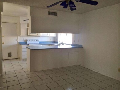 kitchen and part of family room