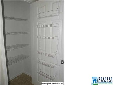Lots of space in the pantry