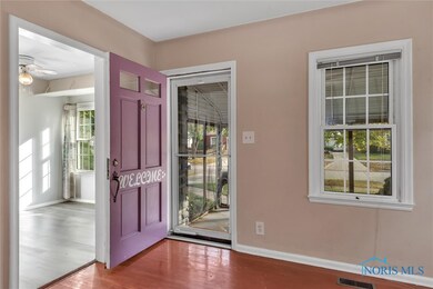Beautiful flooring upon front entry.