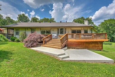 Deck and patio spaces for outdoor entertaining.