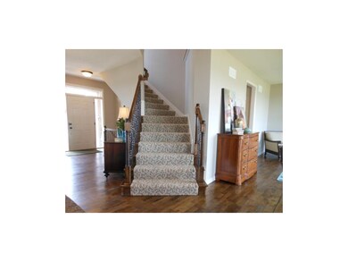 Note the upgraded berber carpet and metal spindles