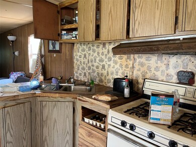 There's currently a gas stove but utilities are no