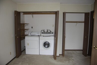 laundry in bedroom