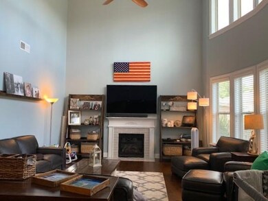 Fireplace in Great room