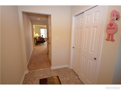 Foyer. Entry way with a double closet.