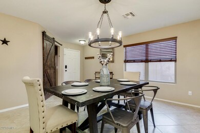 Dining room with Den Entrance