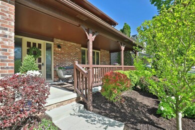 Covered front porch