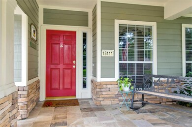 Beautiful greeting waiting for you with flagstone porch & room for cozy swing
