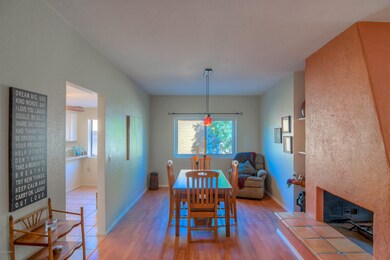 Dining Room with Passthrough Fireplace