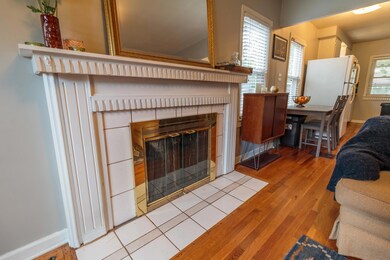 Original Woodburning Fireplace