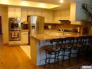 Kitchen from family/bonus room with new double ove