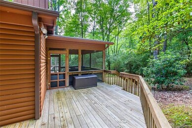 Front Deck leading to screened porch