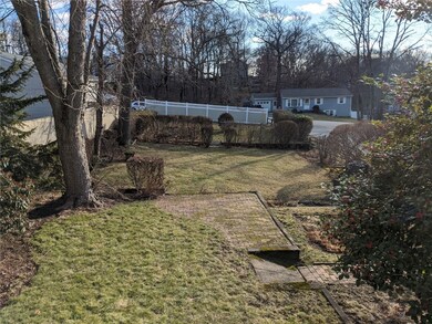 Backyard view from deck