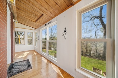 Beautiful sunroom with gorgeous views.