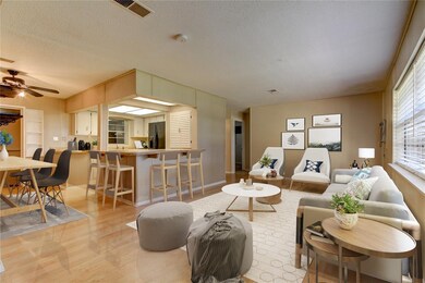 living-room / dining-room - virtually staged