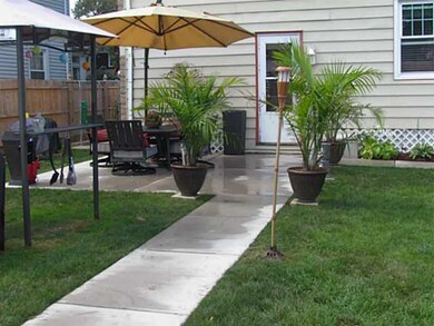Exterior Back. A back yard definitely big enough f