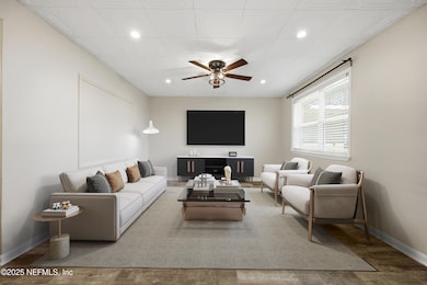 Living Room Virtually Staged