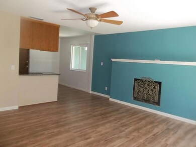 living room and dining area