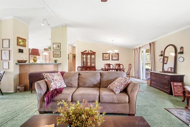 Another view of the living room looking towards the dining area.