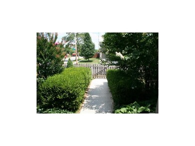 Nicely landscaped front yard