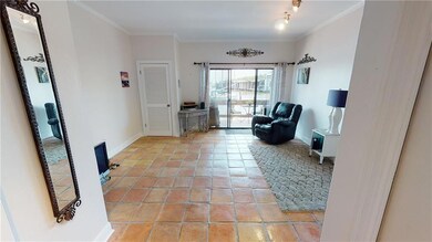 lower level living space, walk right out to a cozy
