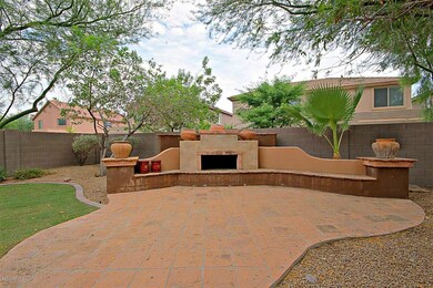 Backyard & Fireplace