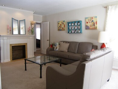 As viewed from the entry foyer.