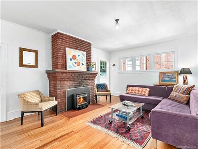 Stunning brick fireplace