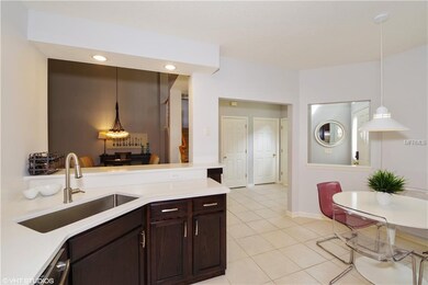 Views from Kitchen into Foyer and Dining Room