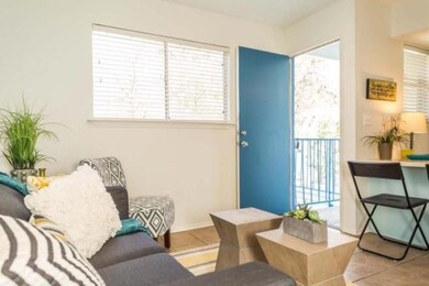 View of tiled living room