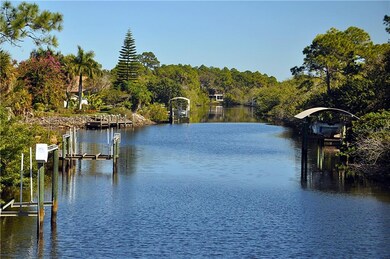 Looking North up the Olgesby Waterway.  Only 1/4 mile from the bridge to the lot.