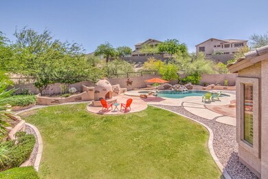Grassy area for play