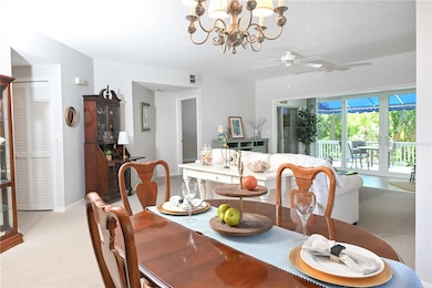 Dining and living area