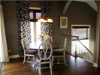 Breakfast Area with a view of the backyard. Notice