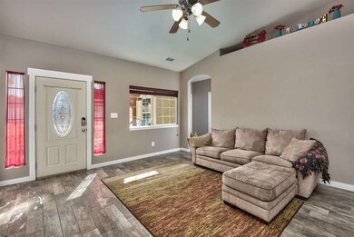 This home's entry is sunny, bright and welcoming!