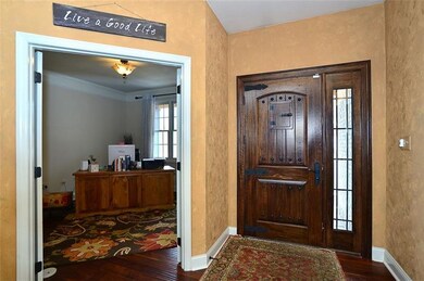 French doors to the Den