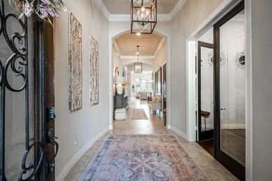 Stunning entry with executive study to the right,