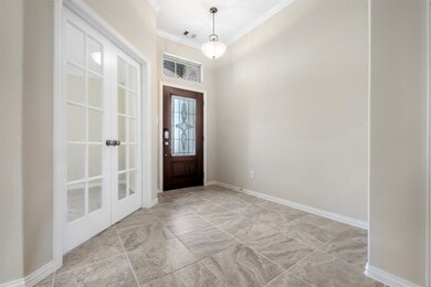 office with double french doors