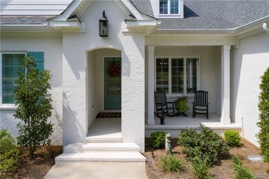 Lovely front entryway welcomes Friends and Family