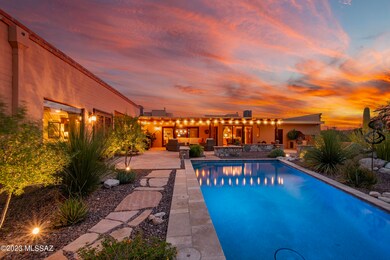 Pool at twilight