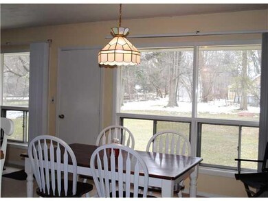 Dining Room. Dining area with ceramic tile floorin